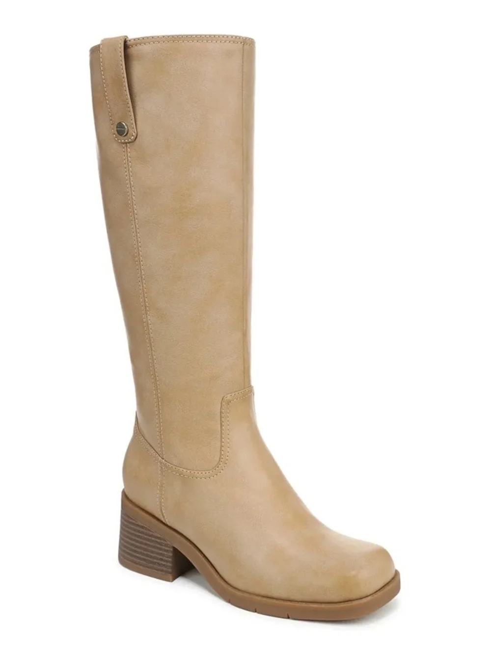 Dr. Scholl's Tall Tan Block Heel Knee-High Boots 11m